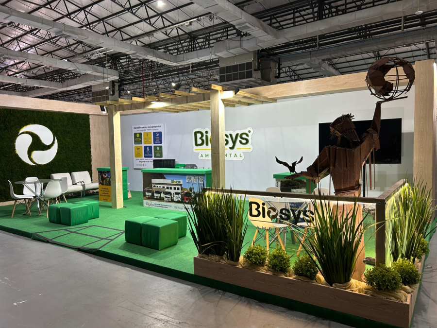 Com estande 100% sustentável, Biosys Ambiental mostra inovação na FIEMA 2025