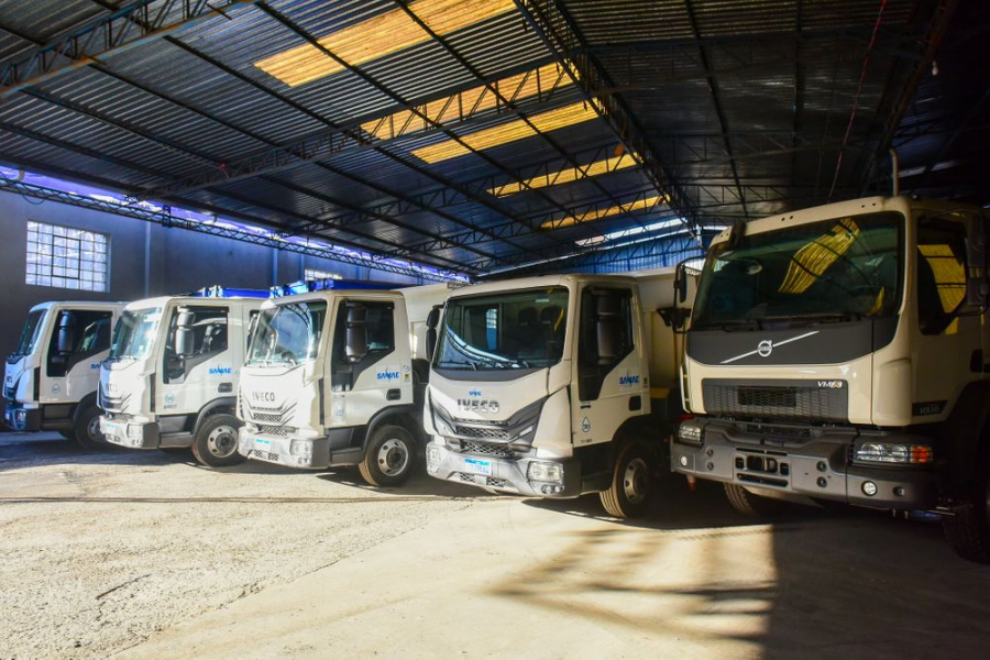 Samae renova a frota com seis novos caminhões