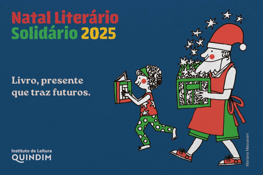 Instituto de Leitura Quindim lança 7ª edição do Natal Literário Solidário em Caxias do Sul