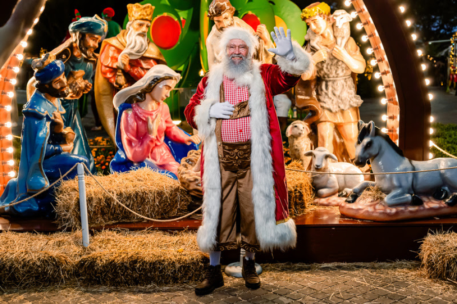 O Papai Noel que encontrou na Magia do Natal a realização de um sonho de criança