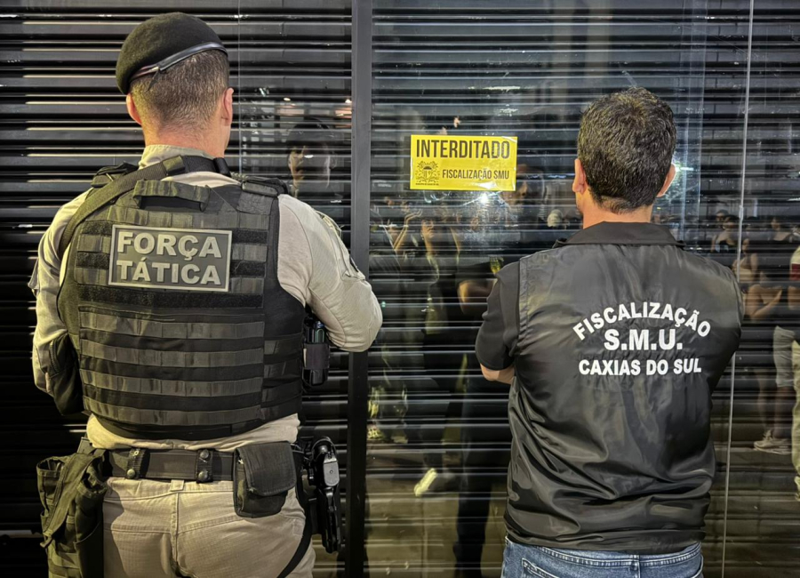 Estabelecimento é interditado na Estação Férrea durante operação contra perturbação do sossego 