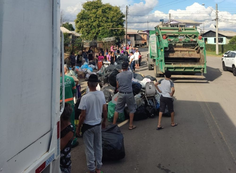 Mais de 177 toneladas de resíduos foram arrecadadas pelo Troca Solidária