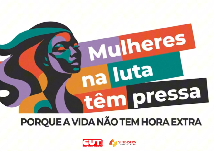 Sindiserv participa de campanha da CUT-RS contra o feminicídio