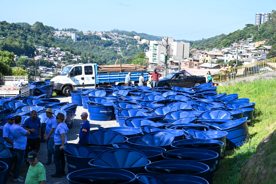 Mais de 2 mil famílias já garantiram caixas d’água em Caxias do Sul
