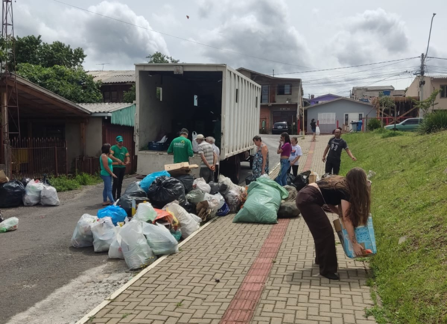 Troca Solidária arrecadou mais de 106 toneladas de resíduos seletivos em fevereiro