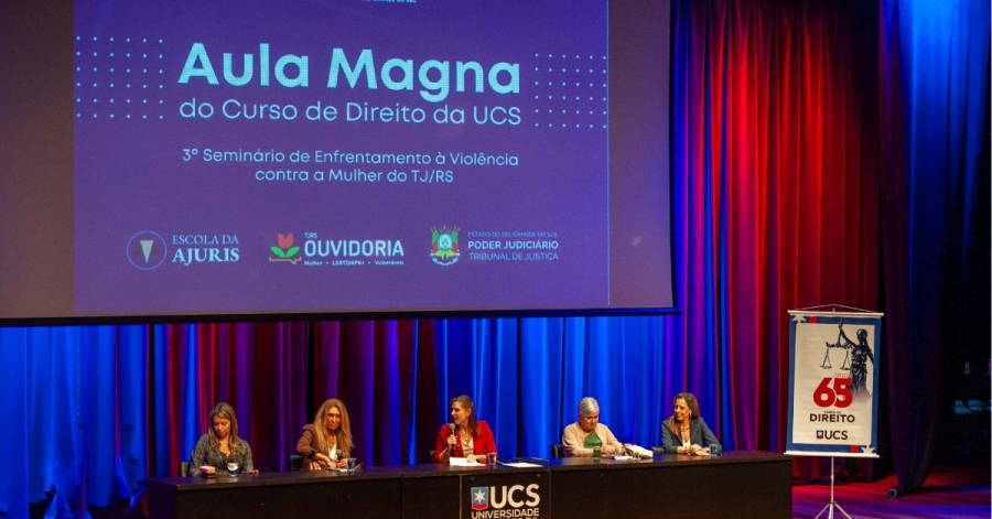 Enfrentamento à violência contra as mulheres é tema central no início do semestre do curso de Direito
