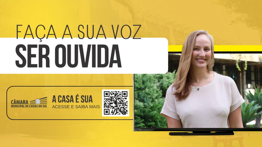 Câmara de Caxias do Sul lança campanha “A Casa é sua” para ampliar participação da comunidade