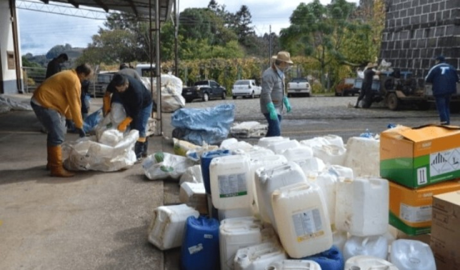 Farroupilha inicia recolhimento itinerante de embalagens de agrotóxicos no dia 27