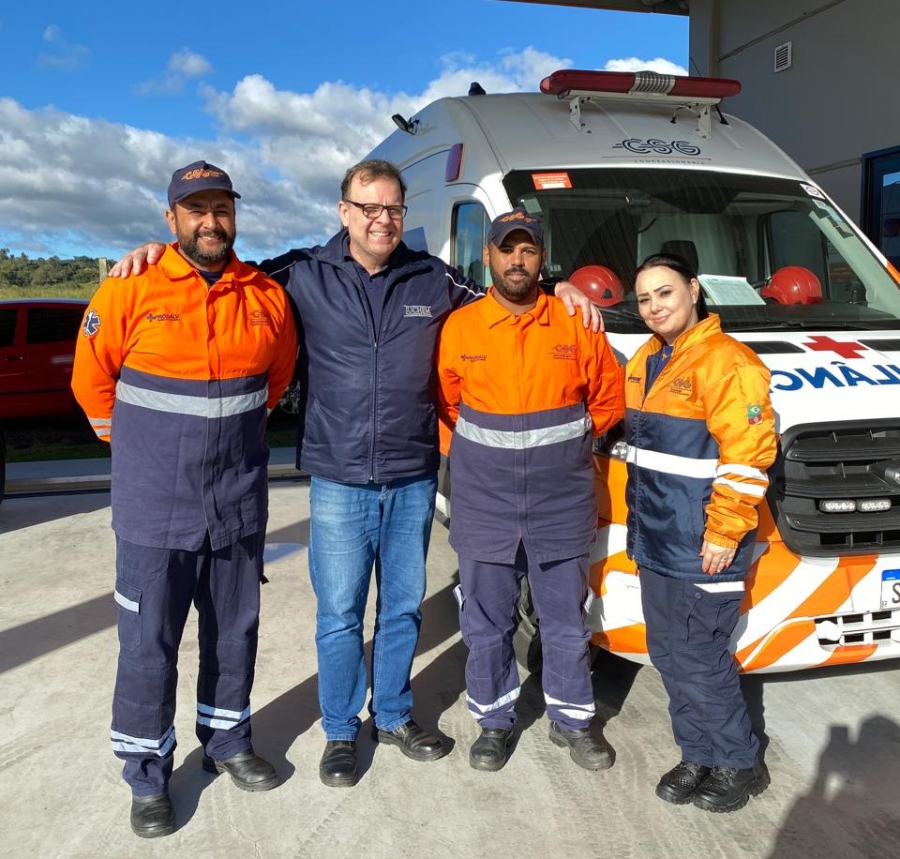 Atendimento rápido da CSG salva motorista infartando na ERS-240